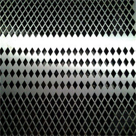 Diamond Perforated Sheet Metal , Perforated Aluminum Plate Hexagonal Hole
